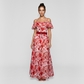 Vacation Maxi A-Line Chiffon Boho Flounce sleeve&nbsp Dress - MYTHSIS
