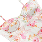 Vacation Maxi Slim Satin Sexy Spaghetti Strap Floral Print Open Back Dress - MYTHSIS