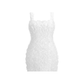 Party & Event Mini Slim Polyester Sexy 3D Floral Open Back Dress - MYTHSIS
