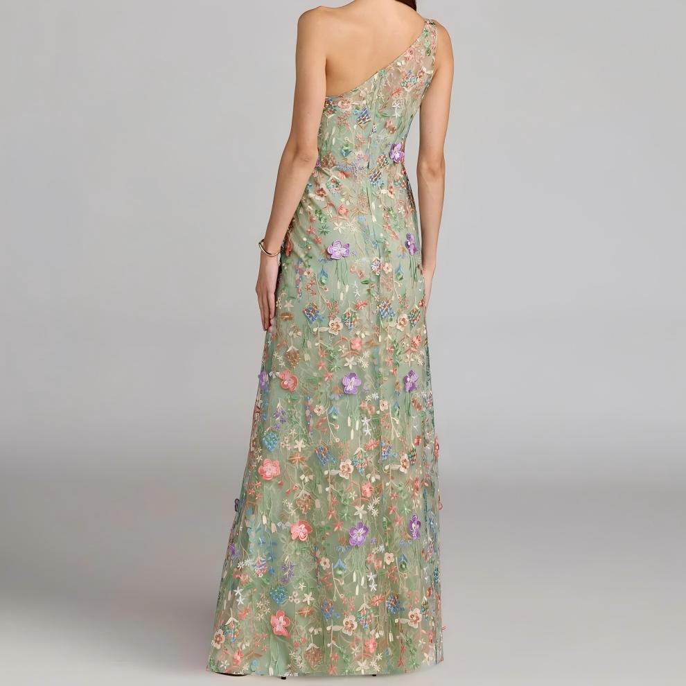 Wholesale Women's One-Shoulder Fishtail Maxi Dress – XS Women's Clothing