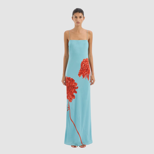 Wholesale Women's Floral Cami Maxi Dress – High-Waist Sleeveless