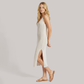 Vacation Midi Shift Knit Minimalist Cover-Up Dress - Wholesale Dresses Low MOQ - MYTHSIS