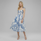 Vacation Midi A-Line Chiffon Elegant Lace Dress - MYTHSIS