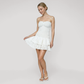 Date Night Mini A-Line Cotton Chic Dress - MYTHSIS