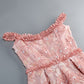 Wholesale Women's 3D Floral Ruffle Tutu Mini Dress