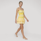 Date Night Mini A-Line Cotton Chic Dress - MYTHSIS