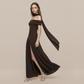 Formal Evening Maxi A-Line Polyester Elegant Dress - MYTHSIS