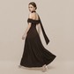 Formal Evening Maxi A-Line Polyester Elegant Dress - MYTHSIS