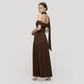 Formal Evening Maxi A-Line Polyester Elegant Dress - MYTHSIS