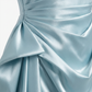 Formal Evening Maxi Sheath Satin Glam Off-Shoulder Solid High Waist Dress - MYTHSIS