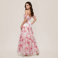 Wedding Guest Maxi A-Line Organza Floral Romantic Dress - MYTHSIS