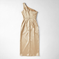 Formal Evening Maxi Sheath Satin Glam Off-Shoulder Solid High Waist Dress - MYTHSIS