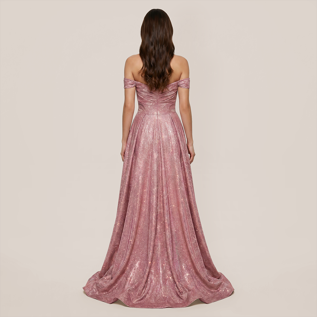 Formal Evening Maxi Fit & Flare Sequin Elegant Dress - Wholesale Dresses Low MOQ - MYTHSIS