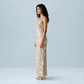 Formal Evening Maxi Sheath Polyester Glam Spaghetti Strap Sequin Mermaid Dress - MYTHSIS