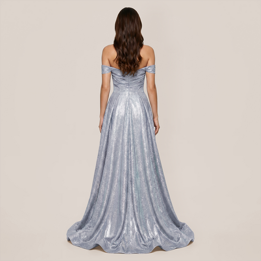 Formal Evening Maxi Fit & Flare Sequin Elegant Dress - MYTHSIS