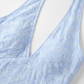 Graduation & Prom Midi A-Line Polyester Glam Halter Neck Jacquard Backless Dress - MYTHSIS