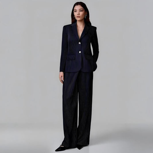 Wholesale Women's Striped Business Suit Set – XS Women's Clothing