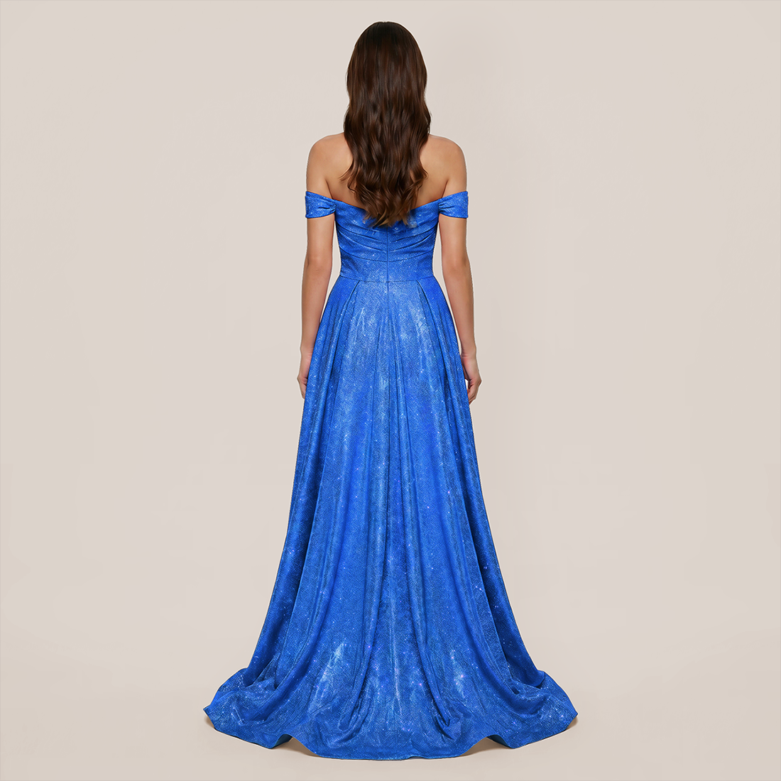 Formal Evening Maxi Fit & Flare Sequin Elegant Dress - Wholesale Dresses Low MOQ - MYTHSIS