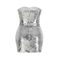 Party & Event Mini Bodycon Sequin Glam Off-Shoulder Dress - MYTHSIS