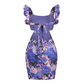 Date Night  Mini Bodycon Polyester Elegant Floral print Dress - MYTHSIS
