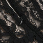 【Party & Event】 Maxi Mermaid Polyester Triacetate Sexy Square Neck Cutout Rhinestone Puff Sleeve Dress - MYTHSIS