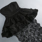 Wholesale Women's Off-Shoulder Polka-Dot Mesh Ruffle Maxi Dress