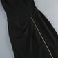 Wholesale Women's Mock-Neck Shoulder-Pad Slit Bodycon Maxi Dress – XS Womens Clothing