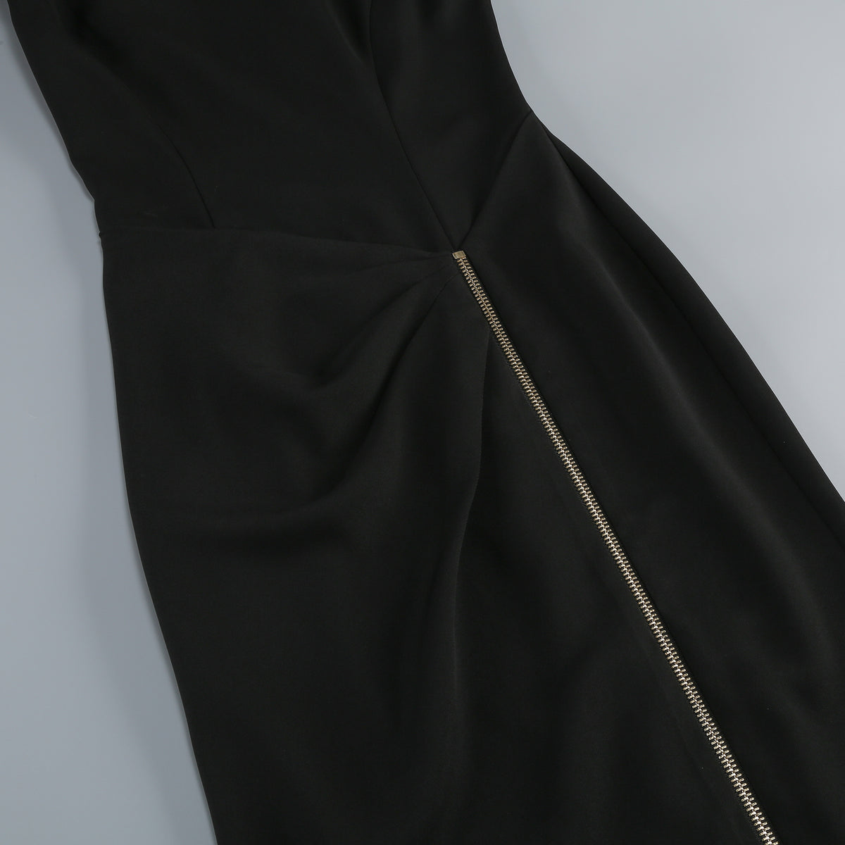 Wholesale Women's Mock-Neck Shoulder-Pad Slit Bodycon Maxi Dress – XS Womens Clothing