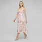 Vacation Midi Slip Chiffon Romantic Floral Print Dress - MYTHSIS