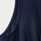 Casual Everyday Maxi A-Line Polyester Chic Round Neck Ruched Sleeveless Dress - MYTHSIS