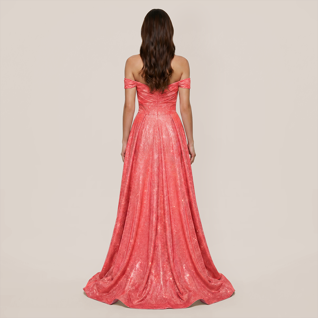 Formal Evening Maxi Fit & Flare Sequin Elegant Dress - Wholesale Dresses Low MOQ - MYTHSIS