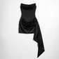 Graduation & Prom Mini Bodycon Polyester Sexy Spaghetti Strap Ruched Dress - MYTHSIS