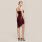 Party & Event Sequin Bodycon Satin Halter Mini Dress - Wholesale Dresses Low MOQ - MYTHSIS