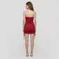 Party & Event Mini Bodycon Polyester Glam Dress - MYTHSIS