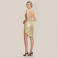 Party & Event Sequin Bodycon Satin Halter Mini Dress - Wholesale Dresses Low MOQ - MYTHSIS