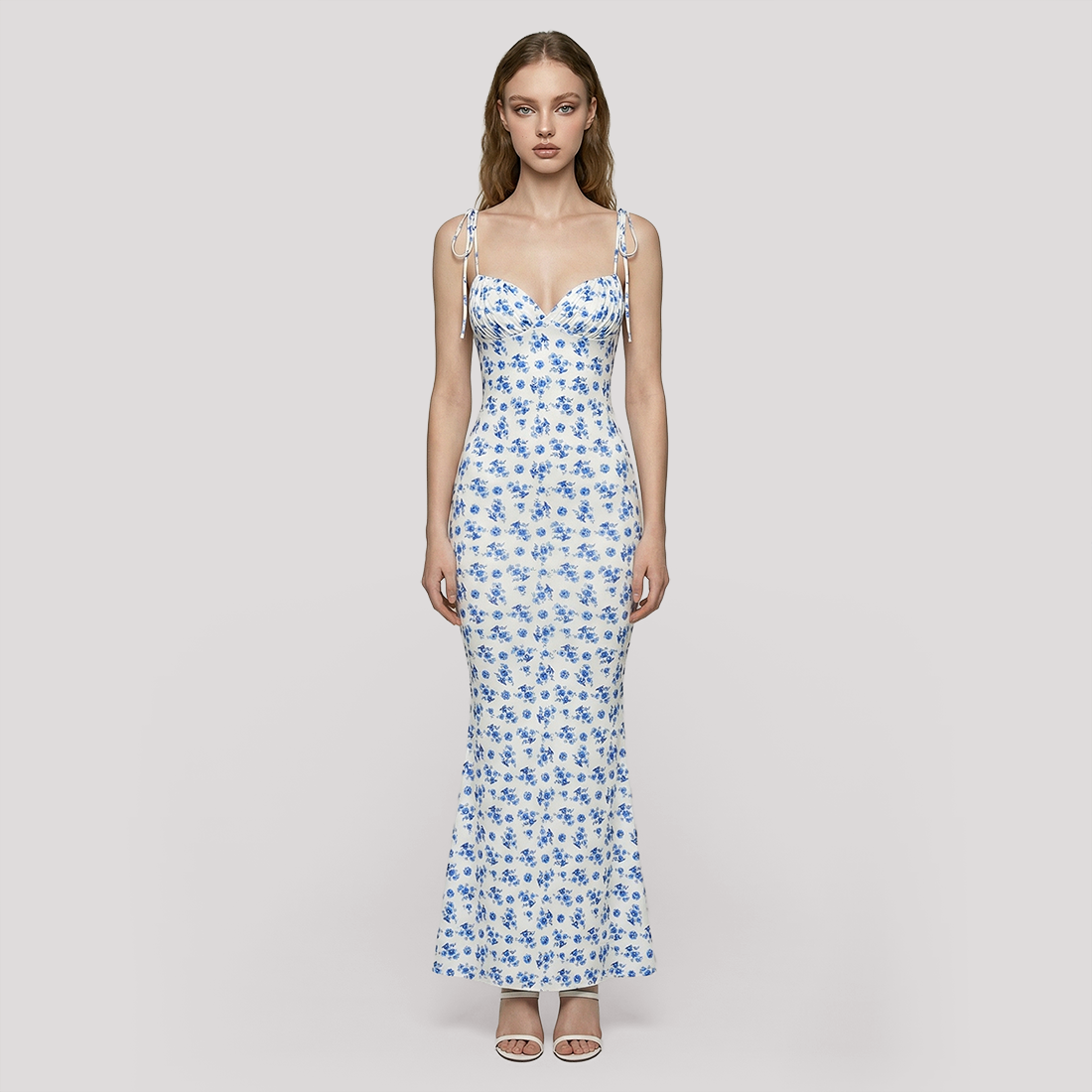 Vacation Maxi Slip Dress Chiffon Boho Dress - MYTHSIS
