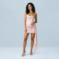 Graduation & Prom Mini Bodycon Polyester Sexy Spaghetti Strap Ruched Dress - MYTHSIS