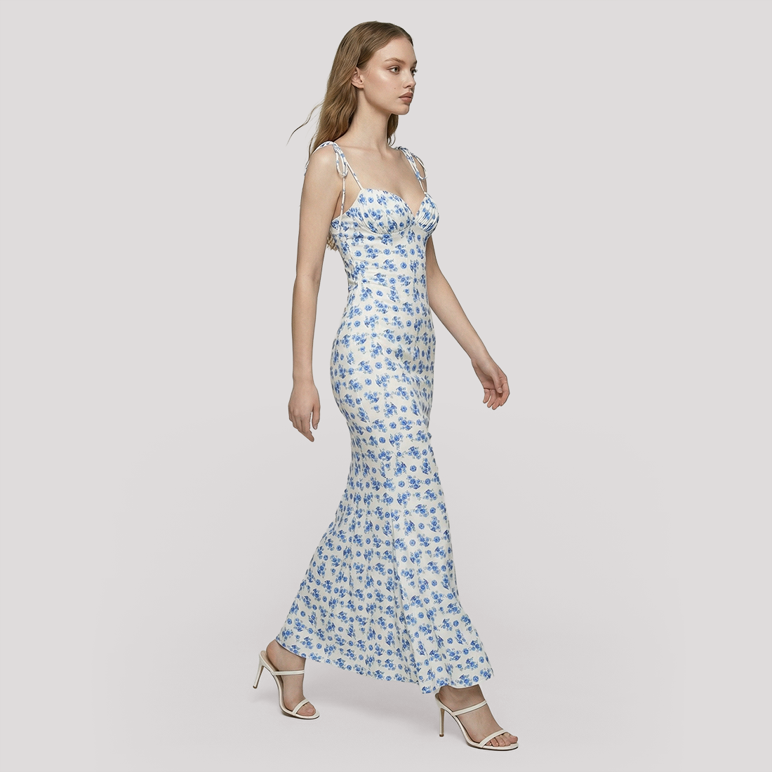 Vacation Maxi Slip Dress Chiffon Boho Dress - MYTHSIS