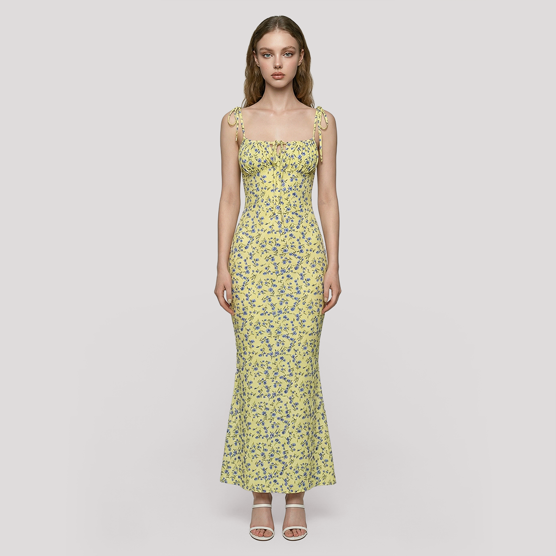 Vacation Maxi Slip Dress Chiffon Boho Dress - MYTHSIS