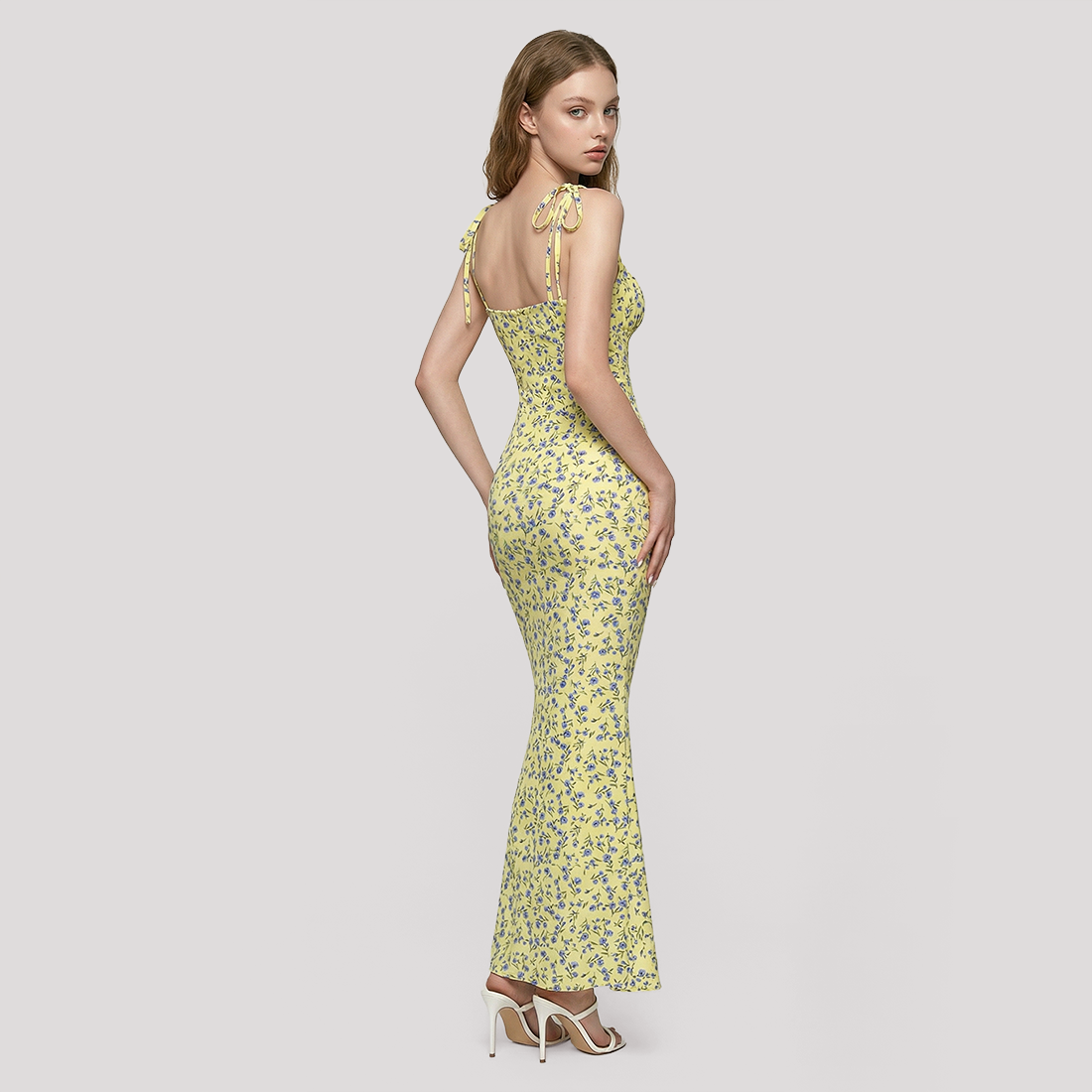 Vacation Maxi Slip Dress Chiffon Boho Dress - MYTHSIS