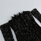 Wholesale Women's Sequin One-Shoulder Bodycon Mini Dress