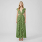 Vacation Maxi A-Line Chiffon Sexy Deep V-Neck Dress - MYTHSIS