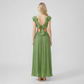 Vacation Maxi A-Line Chiffon Sexy Deep V-Neck Dress - MYTHSIS