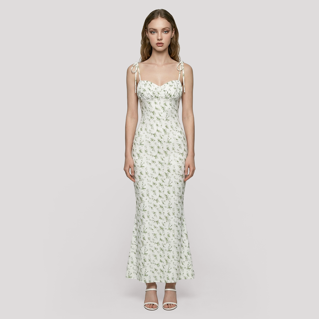 Vacation Maxi Slip Dress Chiffon Boho Dress - MYTHSIS