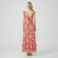 Vacation Maxi A-Line Chiffon Sexy Deep V-Neck Dress - MYTHSIS