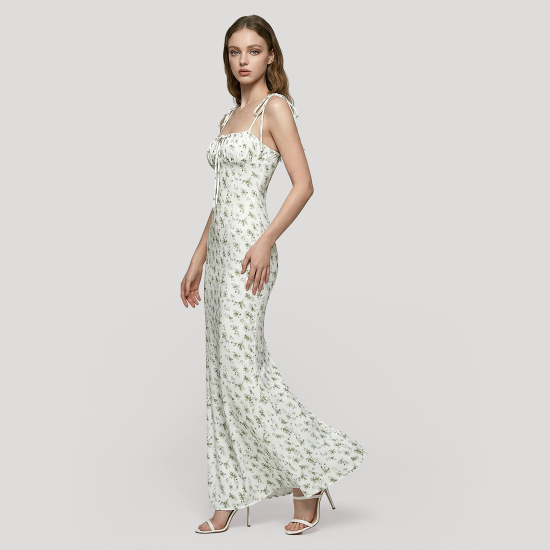 Vacation Maxi Slip Dress Chiffon Boho Dress - MYTHSIS