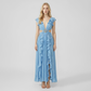 Vacation Maxi A-Line Chiffon Sexy Deep V-Neck Dress - MYTHSIS