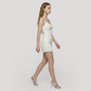 Date Night Mini Bodycon Polyester Feminine Dress - MYTHSIS