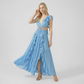 Vacation Maxi A-Line Chiffon Sexy Deep V-Neck Dress - MYTHSIS