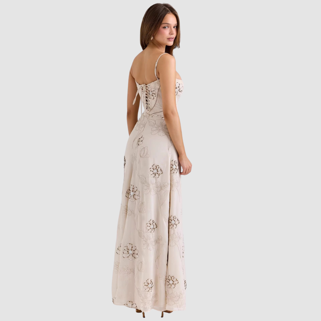 Wholesale Women's Jacquard Halter Mini Dress – High-Waist Sleeveless V-Neck